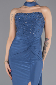 Long Indigo Prom Gown ABU5564