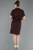 Midi Brown Cocktail Dress ABK2494