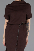 Midi Brown Cocktail Dress ABK2494