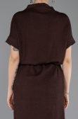 Midi Brown Cocktail Dress ABK2494