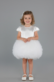 Short White Girl Dress ABK2502