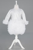 Short White Girl Dress ABK2503