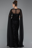 Long Black Scaly Evening Dress ABU5589