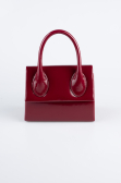 Burgundy Patent Leather Night Bag KC165