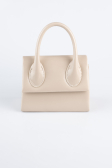 Cream Patent Leather Night Bag KC165