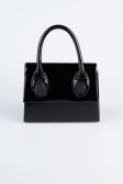 Black Patent Leather Night Bag KC165