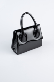 Black Patent Leather Night Bag KC165