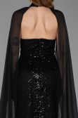 Long Black Evening Dress ABU5595