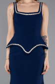 Long Navy Blue Mermaid Prom Dress ABU5597