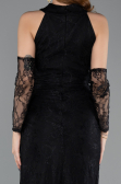 Long Black Dantelle Mermaid Prom Dress ABU5598