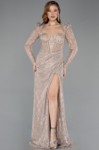 Long Mink Dantelle Evening Dress ABU5604