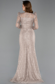 Long Mink Dantelle Evening Dress ABU5604