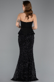 Long Black Dantelle Mermaid Prom Dress ABU5612