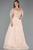 Long Powder Color Evening Dress ABU5611