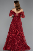 Long Burgundy Evening Dress ABU5611