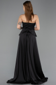 Long Black Dantelle Evening Dress ABU5615