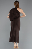 Midi Brown Party Dress ABK2507
