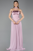Long Powder Color Chiffon Evening Dress ABU5619