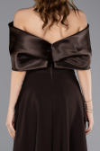 Midi Brown Party Dress ABK2523