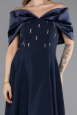 Midi Navy Blue Party Dress ABK2523