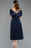 Midi Navy Blue Party Dress ABK2523
