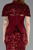 Long Burgundy Evening Dress ABU5640