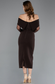 Midi Brown Cocktail Dress ABK2522