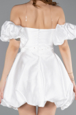 Mini White Party Dress ABK2512