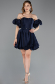 Mini Navy Blue Party Dress ABK2512