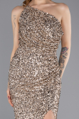 Long Mink Scaly Evening Dress ABU5647
