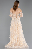 Long Gold Evening Dress ABU5658