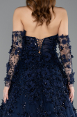 Long Navy Blue Evening Dress ABU5658