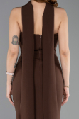 Long Brown Mermaid Evening Gown ABU5627