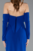Long Sax Blue Evening Dress ABU5629