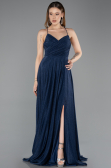 Long Navy Blue Evening Dress ABU5632