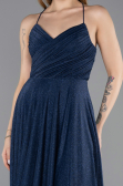 Long Navy Blue Evening Dress ABU5632