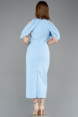 Midi Light Blue Party Dress ABK2517