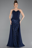 Long Navy Blue Evening Dress ABU5682