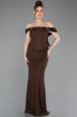 Long Brown Dantelle Mermaid Prom Dress ABU5685
