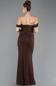 Long Brown Dantelle Mermaid Prom Dress ABU5685
