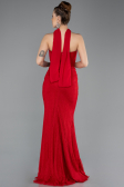 Long Red Dantelle Evening Dress ABU5686