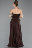 Long Brown Chiffon Evening Dress ABU5681