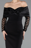 Midi Black Cocktail Dress ABK2533