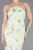 Long Mint Scaly Evening Dress ABU5713