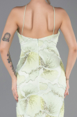 Long Mint Scaly Evening Dress ABU5713