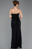 Long Black Dantelle Evening Dress ABU5700