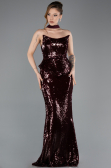 Long Burgundy Mermaid Prom Dress ABU5721