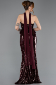 Long Burgundy Mermaid Prom Dress ABU5721