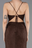 Long Brown Dantelle Prom Gown ABU5719
