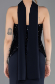 Long Navy Blue Mermaid Prom Dress ABU5704